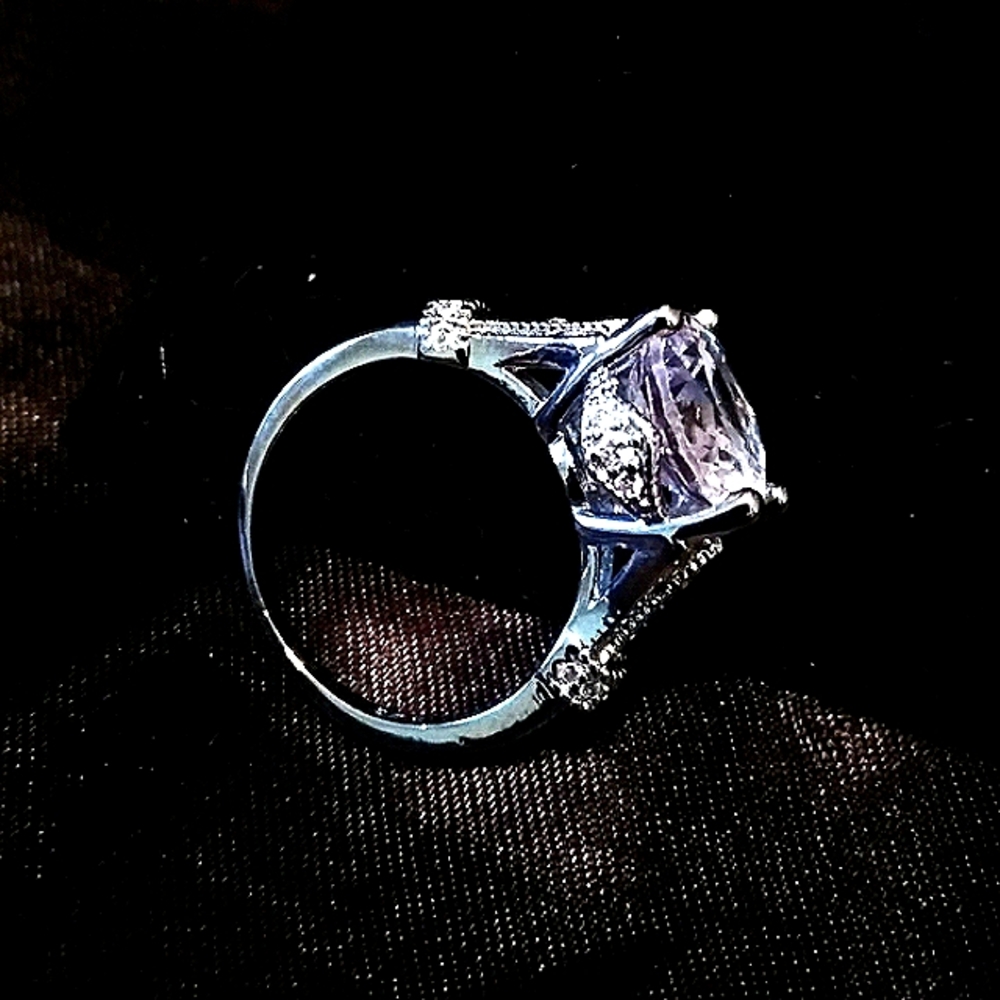 Sterling Silver Solitaire Ring